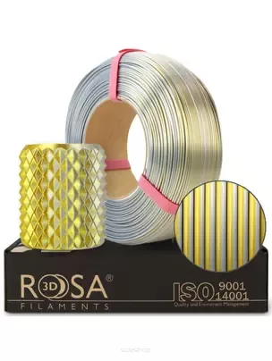 Filament 3D ReFill PLA Magic Silk Gold-Silver