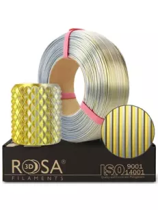 Filament 3D ReFill PLA Magic Silk Gold-Silver